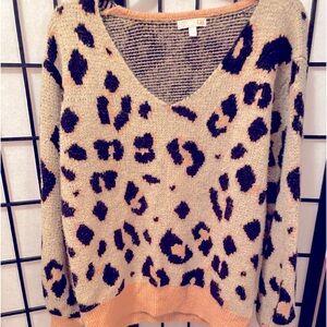 Tiger print sweater !